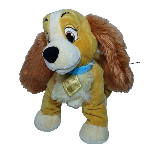 12" Lady from Lady and the Tramp Disney Store Exclusive Plush Cocker Spaniel - Picture 2 of 7